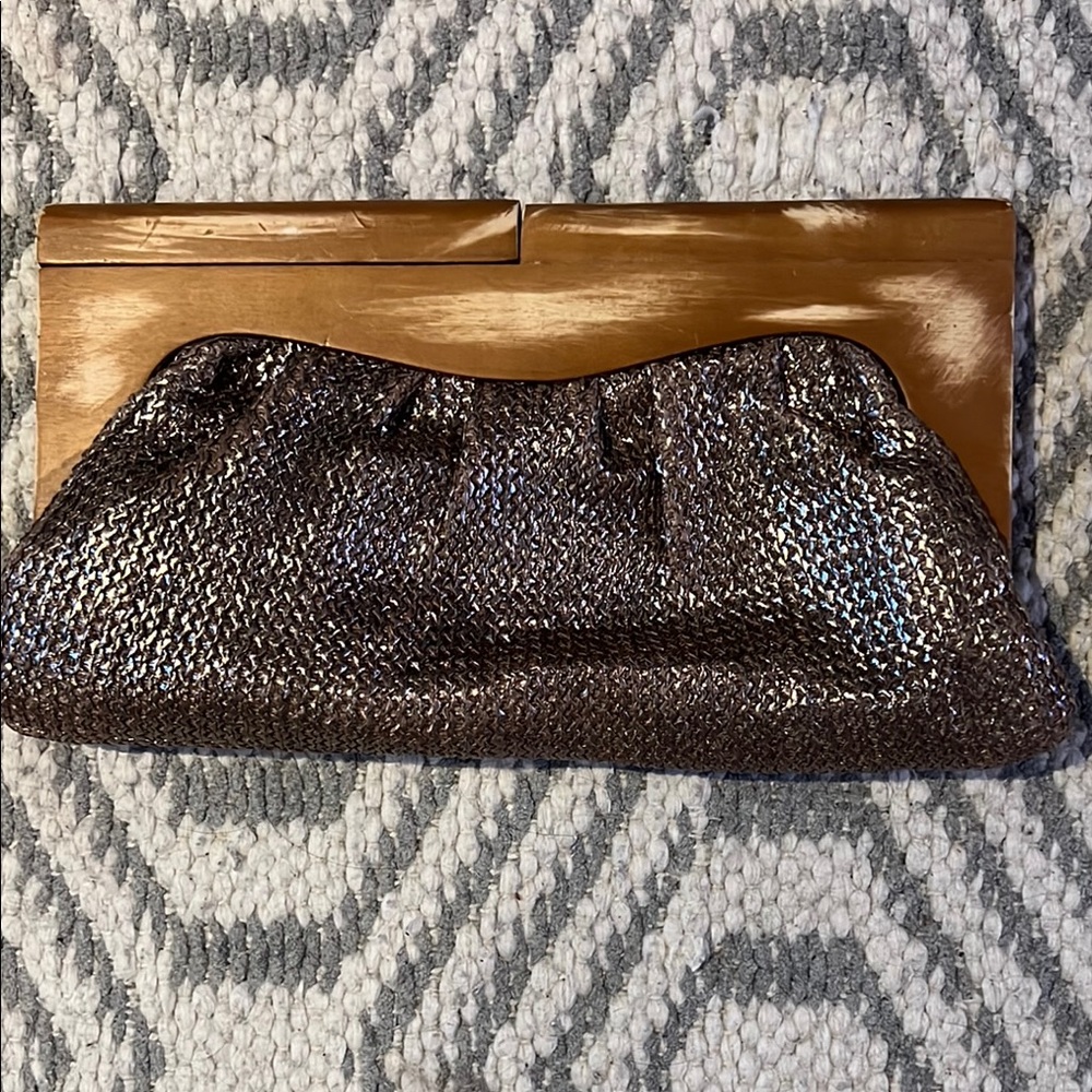 Elegant Brown Clutch Bag